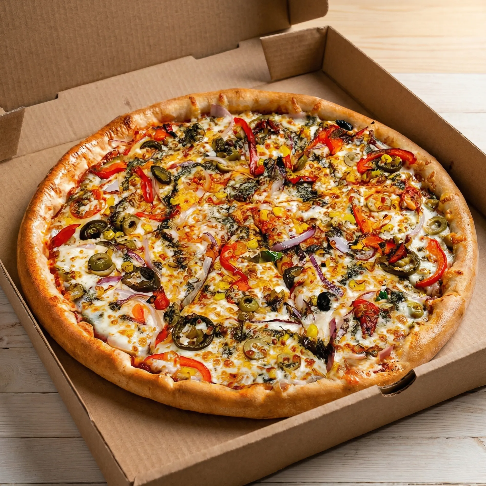 Fiesta Pesto Feast at Freshslice Pizza Saskatoon