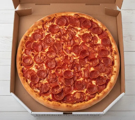 Pepperoni Pizza at Freshslice Pizza Saskatoon